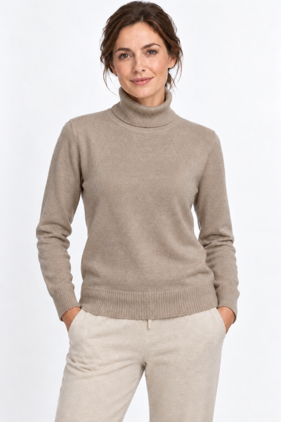 Rise Natural – Dolcevita da donna – Marrone chiaro naturale – Su un modello Aura [ND-1284-C10158]