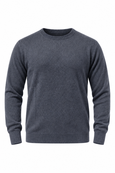 Round – Maglia a girocollo da uomo – Antracite – Foto del prodotto [ND-1292-C7141]