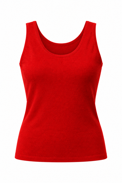 Trace – Top in maglia senza maniche – Rosso – Foto del prodotto [ND-1344-C8830]