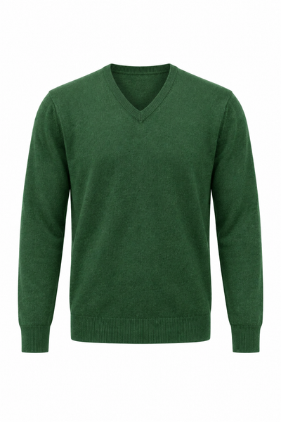 Angle – Maglia con scollo a V da uomo – Vista del prodotto senza modello [ND-1379-C9569]