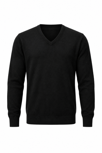 Angle – Maglia con scollo a V da uomo – Vista del prodotto senza modello [ND-1379-C9573]