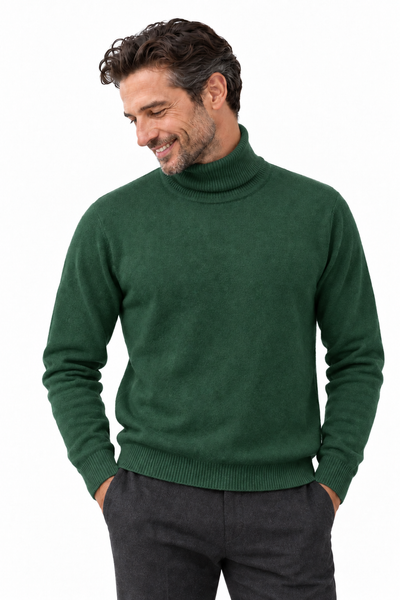 Rise – Dolcevita da uomo – Verde bosco – Su un modello Aura [ND-1382-C9752]