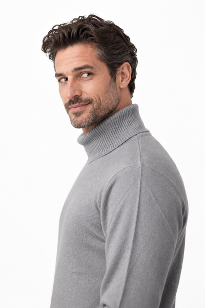 Rise – Dolcevita da uomo – Grigio argento – Vista G024 [ND-1382-C9759]