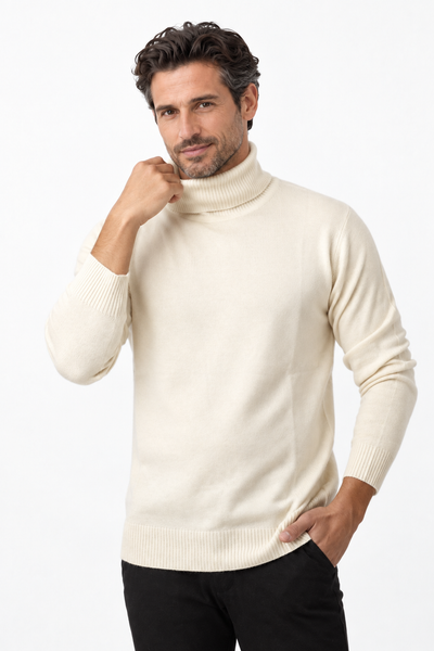 Rise – Dolcevita da uomo – Bianco avorio – Vista G020 [ND-1382-C9775]
