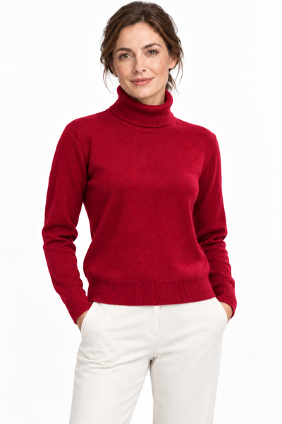 Rise – Dolcevita da donna – Rosso rubino – Su un modello Aura [ND-1388-C10111]