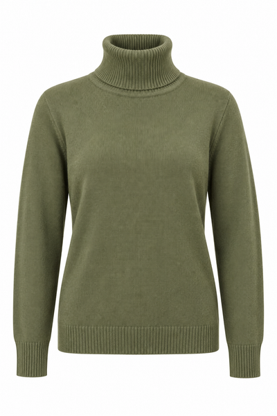 Rise – Dolcevita da donna – Verde militare – Foto del prodotto [ND-1388-C10112]