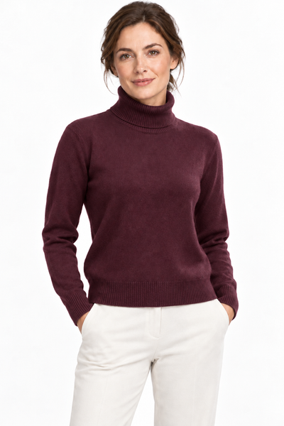 Rise – Dolcevita da donna – Bordeaux – Su un modello Aura [ND-1388-C10135]