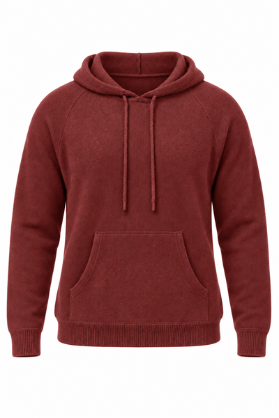 Pause – Felpa in maglia con cappuccio unisex – Rosa antico – Foto del prodotto [ND-1390-C10251]