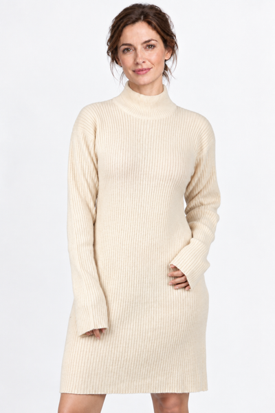 Line – Abito in maglia a coste – Beige naturale – Vista G113 [ND-1826-C12095]