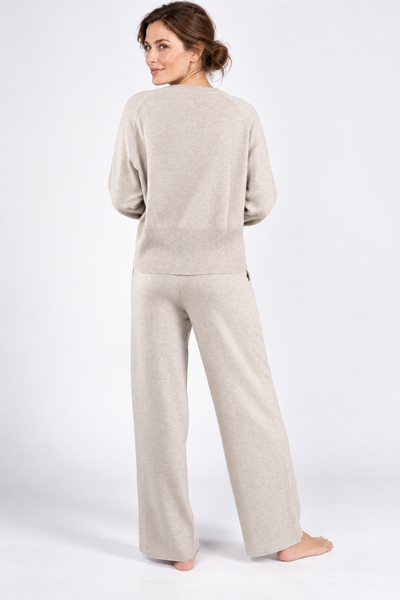 Shortline – Maglia corta a girocollo – Grigio chiaro naturale – Vista G135 [ND-2083-C13109]