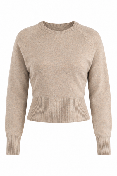 Shortline – Maglia corta a girocollo – Marrone scuro naturale – Foto del prodotto [ND-2083-C13110]