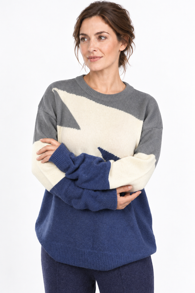 Mosaic – Maglia a blocchi di colore – Mix – Vista G095 [ND-2175-C13537]